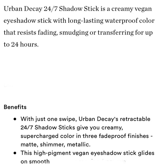 Urban Decay 24/7 Waterproof Eyeshadow Stick - Picture 15 of 16